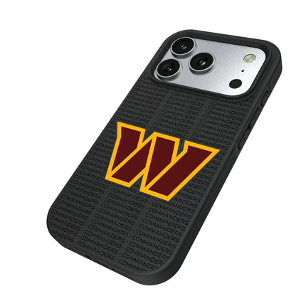 Washington Commanders Text Backdrop Bump Phone Case for Apple iPhone