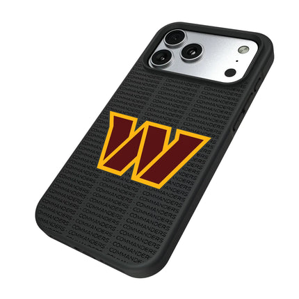 Washington Commanders Text Backdrop Bump Phone Case for Apple iPhone