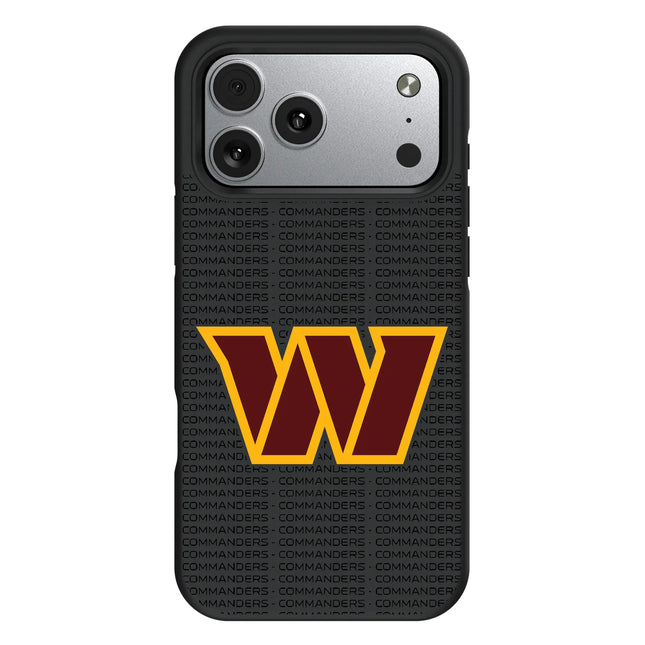 Washington Commanders Text Backdrop Bump Phone Case for Apple iPhone