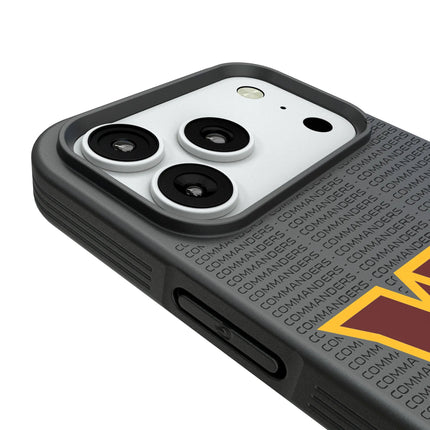 Washington Commanders Text Backdrop Bump Phone Case for Apple iPhone