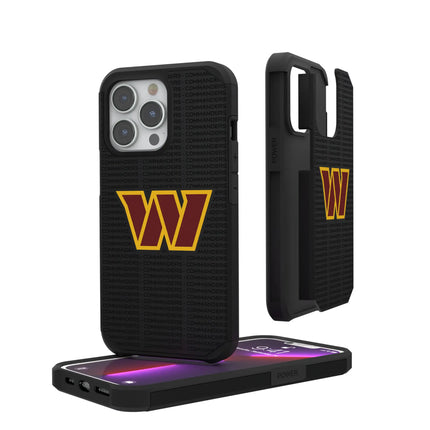 Washington Commanders Text Backdrop Rugged Phone Case for Apple iPhone