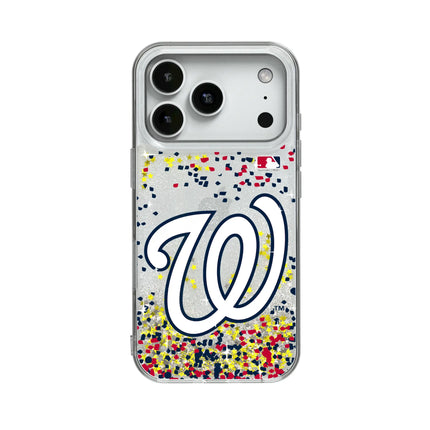 Washington Nationals Confetti Glitter Phone Case for Apple iPhone