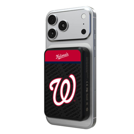 Washington Nationals Endzone Plus Wireless Mag Power Bank