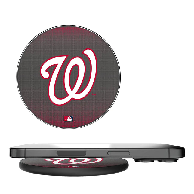 Washington Nationals Linen 15-Watt Wireless Charger