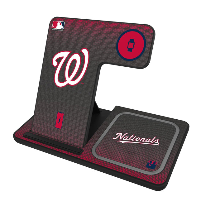 Washington Nationals Linen 3 in 1 Charging Station