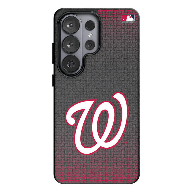 Washington Nationals Linen MagSafe Compatible Phone Case for Samsung Galaxy