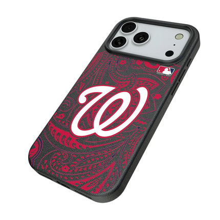 Washington Nationals Paisley MagSafe Compatible Phone Case for Apple iPhone