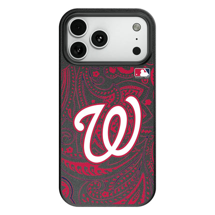 Washington Nationals Paisley MagSafe Compatible Phone Case for Apple iPhone