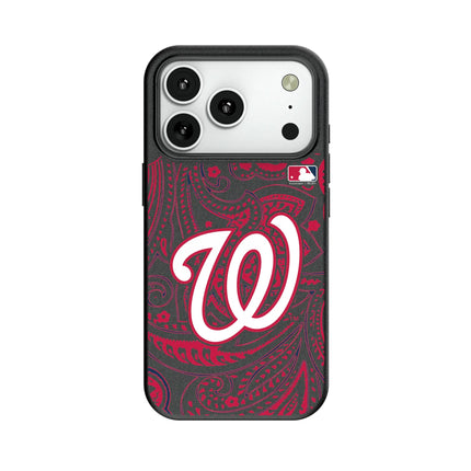 Washington Nationals Paisley MagSafe Compatible Phone Case for Apple iPhone