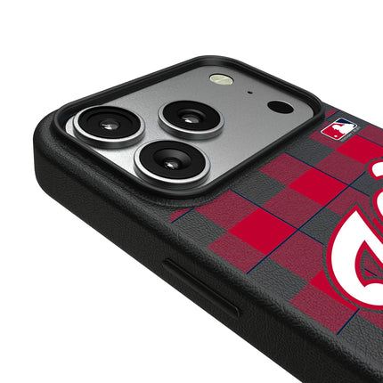 Washington Nationals Plaid MagSafe Compatible Phone Case for Apple iPhone