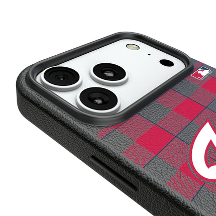 Washington Nationals Plaid MagSafe Compatible Phone Case for Apple iPhone