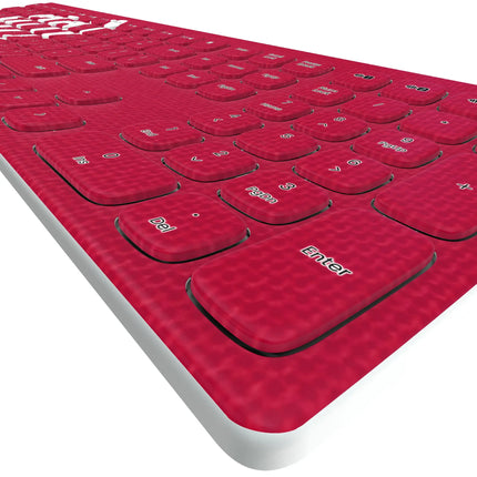 Washington Nationals Solid Curved Wireless Keyboard