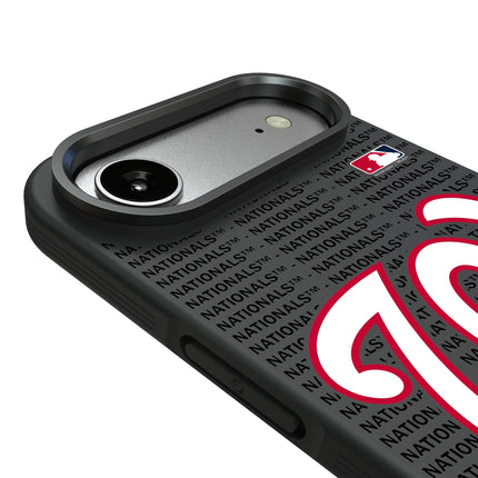 Washington Nationals Text Backdrop Bump Phone Case for Apple iPhone