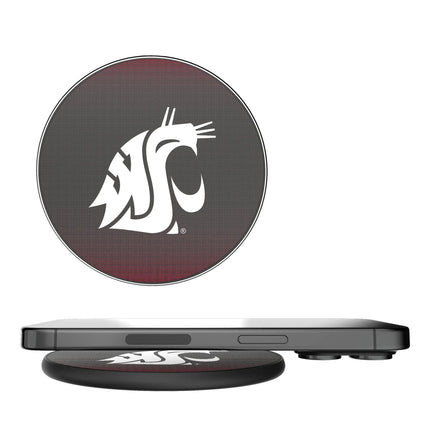 Washington State University Cougars Linen 15-Watt Wireless Charger