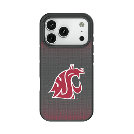 Washington State University Cougars Linen Bump Phone Case for Apple iPhone