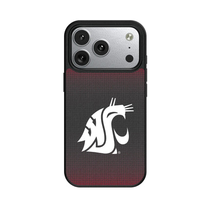 Washington State University Cougars Linen MagSafe Compatible Phone Case for Apple iPhone