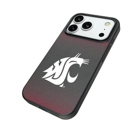 Washington State University Cougars Linen MagSafe Compatible Phone Case for Apple iPhone