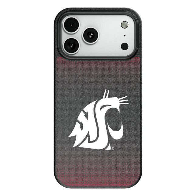 Washington State University Cougars Linen MagSafe Compatible Phone Case for Apple iPhone