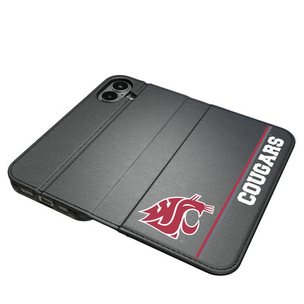Washington State University Cougars Sidebar Folio 2.0 Case for Apple iPhone