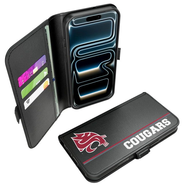 Washington State University Cougars Sidebar Folio 2.0 Case for Apple iPhone
