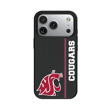 Washington State University Cougars Sidebar MagSafe Compatible Phone Case for Apple iPhone