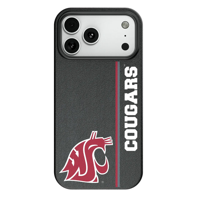Washington State University Cougars Sidebar MagSafe Compatible Phone Case for Apple iPhone