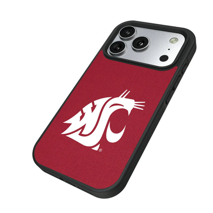 Washington State University Cougars Solid Bump Phone Case for Apple iPhone