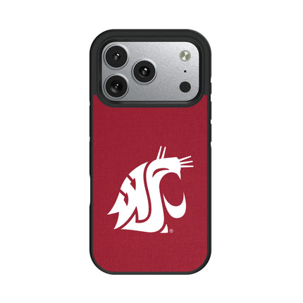 Washington State University Cougars Solid Bump Phone Case for Apple iPhone