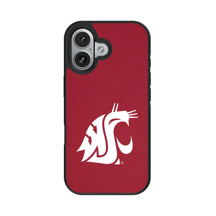 Washington State University Cougars Solid Bump Phone Case for Apple iPhone