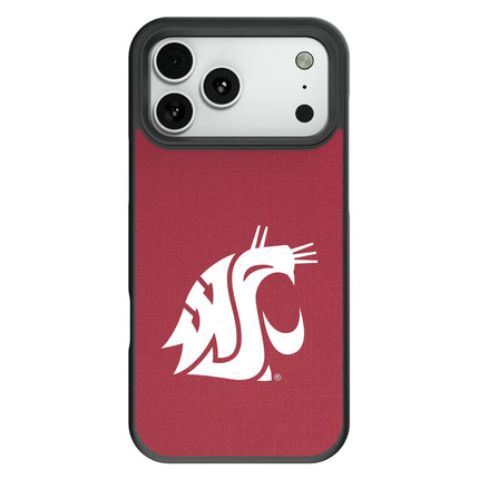 Washington State University Cougars Solid Bump Phone Case for Apple iPhone
