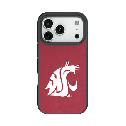 Washington State University Cougars Solid Bump Phone Case for Apple iPhone