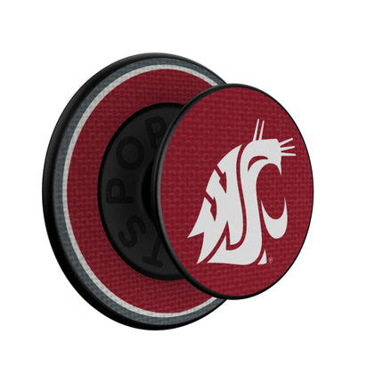 Washington State University Cougars Stripe PopSockets Magnetic Phone Grip and Stand