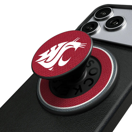 Washington State University Cougars Stripe PopSockets Magnetic Phone Grip and Stand