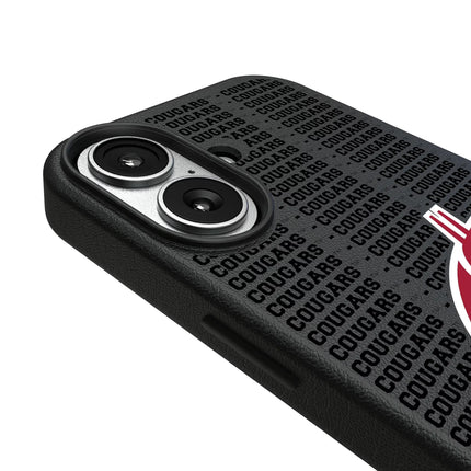 Washington State University Cougars Text Backdrop MagSafe Compatible Phone Case for Apple iPhone
