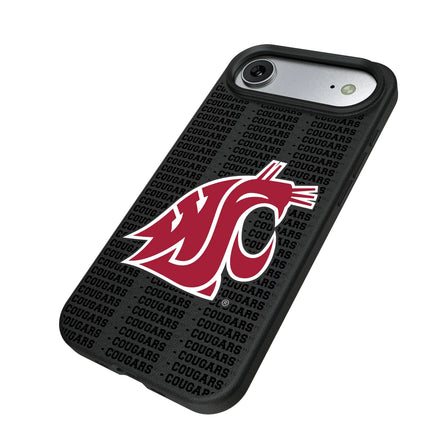 Washington State University Cougars Text Backdrop MagSafe Compatible Phone Case for Apple iPhone