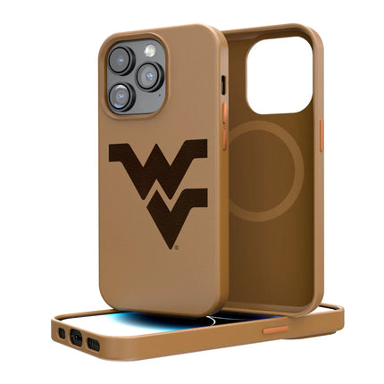 West Virginia University Mountaineers Burn MagSafe Compatible Phone Case for Apple iPhone 14 Series