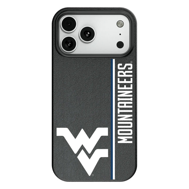West Virginia University Mountaineers Sidebar MagSafe Compatible Phone Case for Apple iPhone