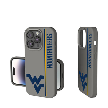 West Virginia University Mountaineers Sidebar Soft Touch Phone Case for Apple iPhone