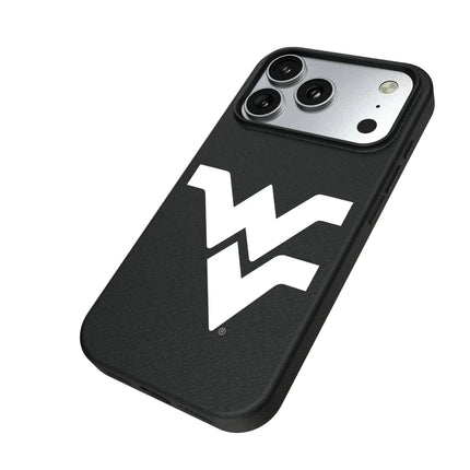 West Virginia University Mountaineers Text Backdrop MagSafe Compatible Phone Case for Apple iPhone