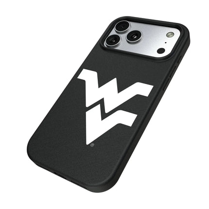 West Virginia University Mountaineers Text Backdrop MagSafe Compatible Phone Case for Apple iPhone