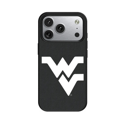 West Virginia University Mountaineers Text Backdrop MagSafe Compatible Phone Case for Apple iPhone