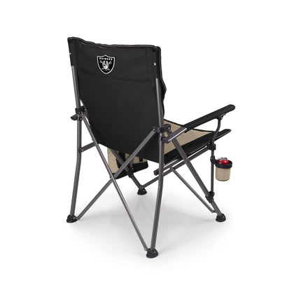 Las Vegas Raiders Logo - Big Bear XXL Camping Chair with Cooler