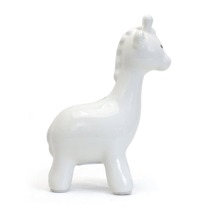 White Medium Giraffe Bank