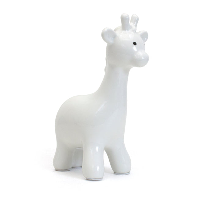 White Medium Giraffe Bank