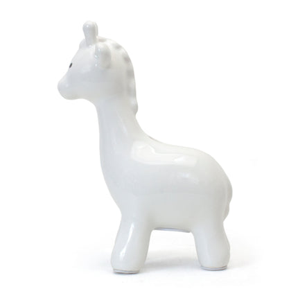 White Medium Giraffe Bank