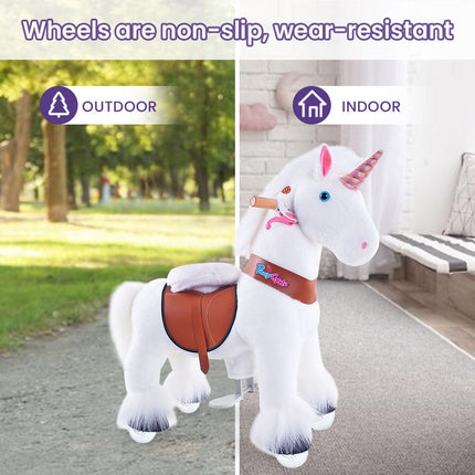 Model U® Unicorn Ride-On Toy Age 4–7 – White