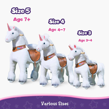 Model U® Unicorn Ride-On Toy Age 3–4 – White