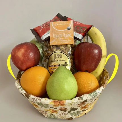 Gourmet Fruit & Snack Gift Basket