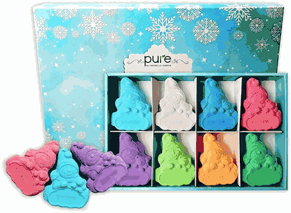 Winter Wonderland Bath Bomb Gift Set - 8 Pieces