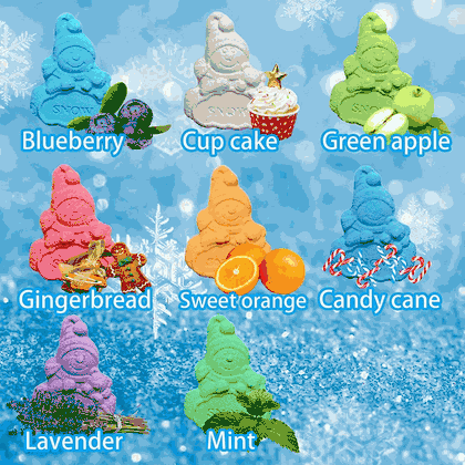 Winter Wonderland Bath Bomb Gift Set - 8 Pieces